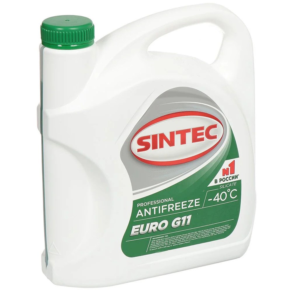 Антифриз Sintec EURO G11 зеленый 5кг