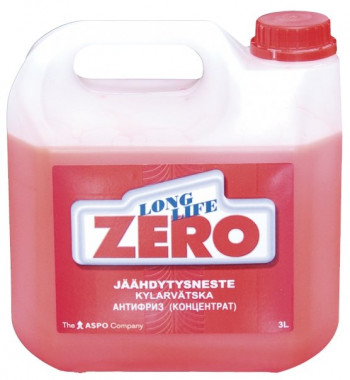 Антифриз ZERO RED LONG LIFE ASPOKEM 3л.