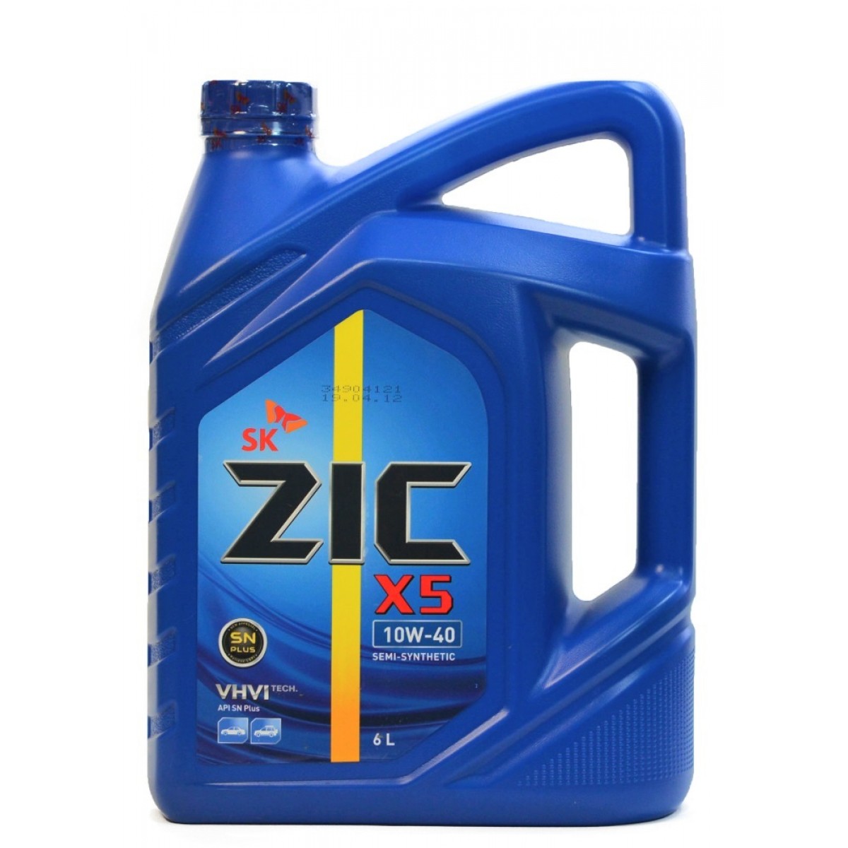 Масло ZIC Х5000 10w40 полусинт 6л